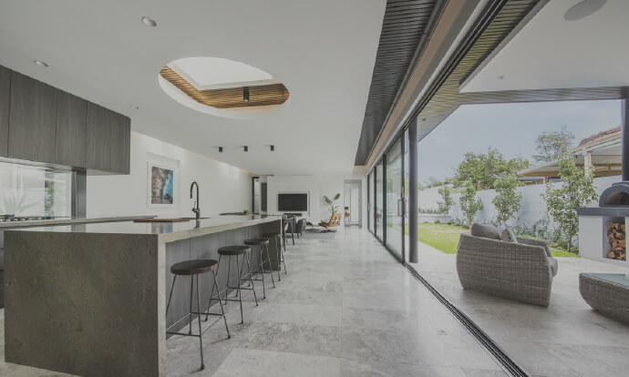 modern aluminium sliding door